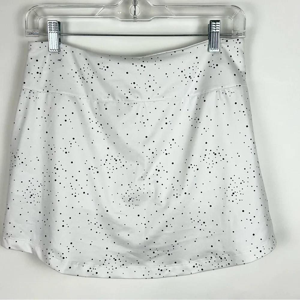 Nike Dri-fit girl’s white galaxy print golf skirt - size large